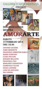  “AMORARTE” De Giovanni Luigi a Firenze